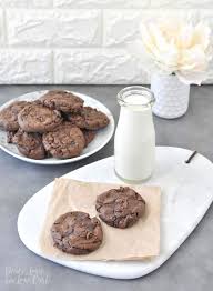 Shop for double chocolate chip cookies at walmart.com. Keto Flourless Chewy Double Chocolate Chip Cookies