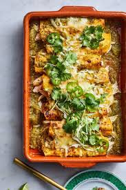 This Make Ahead Chicken Tomatillos Enchiladas Recipe Makes Enough Sauce For A Second Meal Eating Well In 2020 Enchilada Recipes Eating Well Recipes Southwestern Recipes