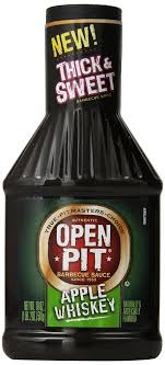 You apply a basting sauce with a mop. Open Pit Barbecue Apple Whiskey Bbq Sauce 18 Ounce 4 Pack Buy Online In Bahamas At Bahamas Desertcart Com Productid 31711402
