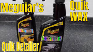 Meguiar S New Formula Ultimate Quik Wax And Detailer Youtube