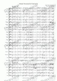 Whether it's windows, mac, ios or android, you will be able to download the images using download button. Venezuelan National Anthem Himno Nacional De Venezuela Buy Pdf