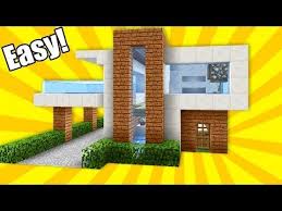 A waterfall modern house in minecraft is a very special building idea and also a very easy modern house tutorial to follow and. Easy Minecraft House Designs Modern