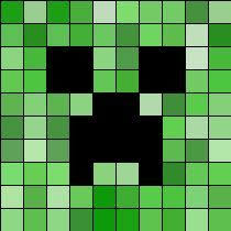 Creeper Kandi Pattern Fuse Bead Patterns Minecraft Beads Minecraft Perler