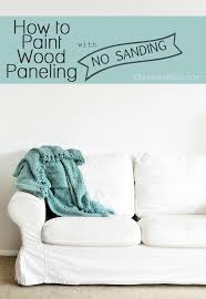 Paint wood paneling is an easy way to brighten a room. How To Paint Wood Paneling Cherished Bliss