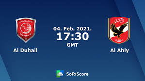 Logo of al ahly s.c. Al Duhail Al Ahly Live Score Video Stream And H2h Results Sofascore