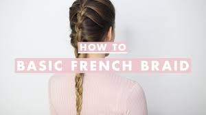 Part the hair on that side into three sections. French Braid How To French Braid