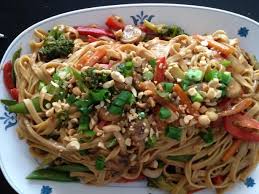 Thai Noodles With Spicy Peanut Sauce Recipe Food Com Recipe Spicy Peanut Sauce Peanut Sauce Recipe Thai Noodles