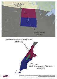 Comparing The Population Of The Dakotas And Manhattan Maps Interestingmaps Interesting America Map Map Electoral College