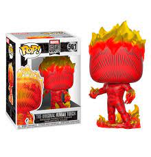 Figura vinilo funko pop de 9cm en caja regalo con ventana. Funko Pop Primera Aparicion Antorcha Humana 80 Aniversario Funko Tienda