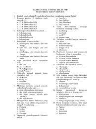 Kumpulan soal ipa kelas 3 sd semester 1 (ganjil) dan kunci jawaban. Soal Uts Kelas 3 Pkn