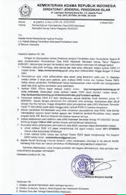 Semester genap tahun pelajaran 2015/2016 sheet petunjuk : Surat Edaran Pemutakhiran Data Emis Madrasah Semester Genap Tp 2020 2021
