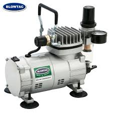 With nozzle adapters and case. Single Cylinder Mini Air Compressor Pumps Compressor Manufacturer Blowtac