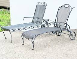 Maybe you would like to learn more about one of these? 2 Wrought Iron Patio Chaise Lounge Chairs Sold At Auction On 10th September Bidsquare