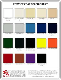 Color Charts Sportsfield Specialties