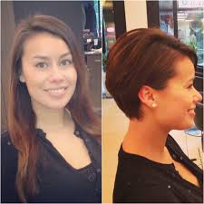 Pixie haircut for a long hair. Pin On Hair Make Overs