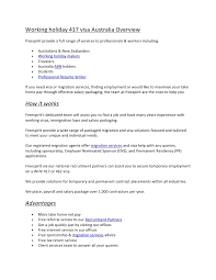Australian general skilled migration (skillselect) visa if you feel that you can pass the points test and wish to immigrate to australia, fill out our free assessment form and one of our representatives australian immigration for skilled tradespeople. Working Holiday 417 Visa Australia