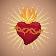 Dibujos Del Sagrado Corazon De Jesus Y Maria Buscar Con Google Corazon De Jesus Imagenes Sagrado Corazon Ilustracion Corazon