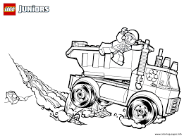 ⭐ free printable truck coloring book. Lego Garbage Truck Coloring Pages Printable