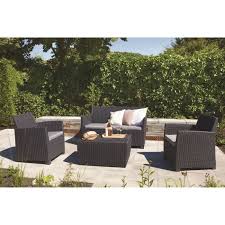 Fabriquer salon jardin palette mobilier fabriqué avec des palettes en bois meubles décos et écolos, palettes réparation recyclage vente de palettes altéa vierzon, meuble exterieur bois page 1 line 17qq com, comment faire un canapé en palette le tuto diy, salon de jardin en palette 50 idées du rustique. Salon De Jardin Gris En Imitation Resine Tressee Allibert By Keter 4 Personnes Corona Cdiscount Jardin