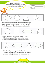 Before And After Worksheets Help Teach Kids About The Concepts Of Before And After With This Collection Of Before And Worksheets Help Teaching Letter N Words