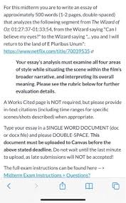 We did not find results for: For This Midterm You Are To Write An Essay Of Chegg Com