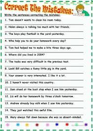 Correct The Mistakes Worksheet Free Esl Printable Worksheets Made By Teachers English Grammar Exercises Grammar Exercises Grammar And Vocabulary