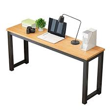 In living rooms, home offices or bedrooms, place a small desk against a wall or near a corner to create a spot for writing letters, paying bills or completing work on the computer. Us Fast Shipment Bazahy Modern Computer Desk 47 Inches Large Desk Gaming Desk Pc Laptop Study Writing Desk Computer Table For Small Spaces Home Office Desk Simple Workstation Furniture Computer Desk Buy Online In