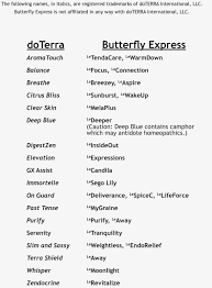 the lavender spa comparison chart to doterra essential