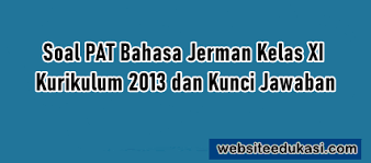 We did not find results for: Soal Pat Bahasa Jerman Kelas 11 K13 Jawaban Tahun 2021