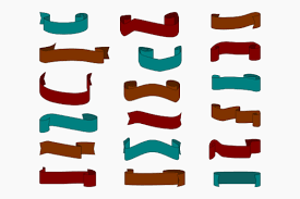 Download Various Curved Ribbons Illustration Set Graphic By Faqeeh Creative Fabrica PSD Mockup Templates