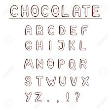Dummies helps everyone be more knowledgeable and confident in applying what they know. Chocolate Hand Draw Alphabet Abc For Your Projects And Design Capital Letters Isolated On White Royalty Free Cliparts Vectors And Stock Illustration Image 55045622