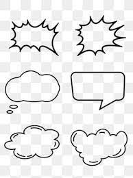 Black Minimalistic Linear Explosion Cloud Box Dialog Bubble Session Frame Clipart Simple Linear Png Transparent Clipart Image And Psd File For Free Download Dialogue Bubble Doodle Frame Frame Clipart