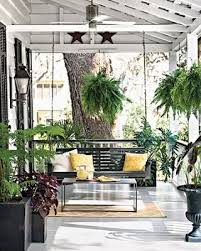 Black And White Deck Decor Ideas Front Porch Black White Yellow Riverside Cottage Outdoor Living Space Outdoor Living