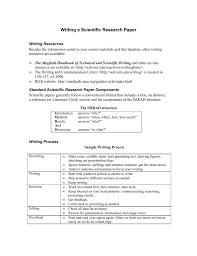 We now report the interaction. Guide For Writing A Scientific Research Paper