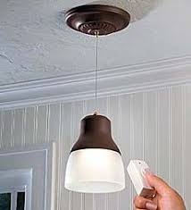 Remote Controlled Battery Operated Ez Adjustable Pendant Light Adjustable Pendant Light Battery Lights Diy Pendant Light