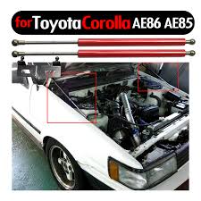 This video shows you how to open the hood in your toyota corolla. Carbon Fiber Bonnet Hood Modify Gas Struts Lift Support For Toyota Corolla Levin Ae86 Ae85 1983 1987 Absorber Gas Shock Damper Strut Bars Aliexpress