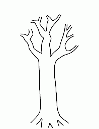 Templates of trees without leaves. Tree With No Leaves Coloring Page Coloring Home