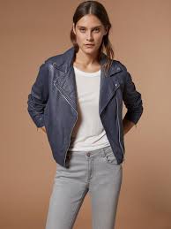 Manteaux et blousons pour femme. Blouson Femme En Cuir Ultra Souple Femme Vetement Et Deco Cyrillus