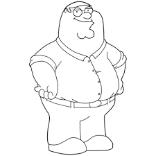 How To Draw Peter Griffin From Family Guy : Step By Step Drawing Lesson -  How To Draw Step By Step Drawing Tutorials