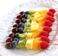 Brochettes De Fruits Arc En Ciel Quel Pique Nique Pour Les Enfants Elle A Table Brochette Fruits Recettes De Cuisine Nourriture