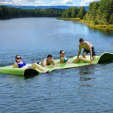 In florida, water hyacinth once clogged up and choked a major waterway. Buy Gymax Floating Water Mat 12 X 6 Foam Water Floating Pad With Safe Bungee Tether And Storage Straps 3 Layer Xpe Foam Floating Island For Pool Lake River Outdoor Water Activities Online
