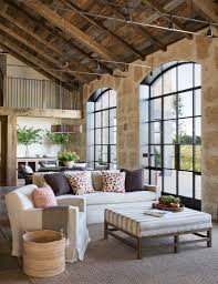With The Days Getting Shorter And Cooler Now Is The Time To Draw Near To Home And Relax This H Farm House Living Room Mediterranean Living Rooms Rustic House