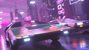 Free for commercial use no attribution required high quality images. 346605 Car Neon Lights Vaporwave Retrowave Synthwave Digital Art 4k Wallpaper Mocah Hd Wallpapers