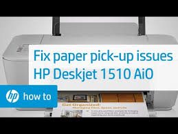 Jika printer masih terhubung pada pc, cabut kabel. Fixing Paper Pick Up Issues Hp Deskjet 1510 All In One Printer Hp Youtube
