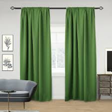Der vorhang geht auf, hebt sich, senkt sich, fällt. 2x Thermovorhang Krauselband Gardinen Verdunkelung Blickdicht Grun 225x135 Cm Ebay