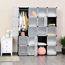 81.00 h x 20.25 w x 1.63 d. Cube Storage Organizer 20 Cube Closet Cabinet Overstock 32014209