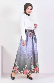 Sefamerve Desenli Tesettur Etek Modelleri Moda Tesettur Giyim Etek Etek Modelleri Giyim