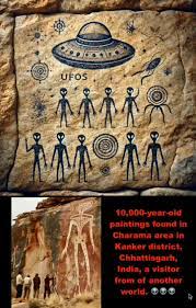 Alien Paintings in India's Ancient Caves | TikTok