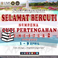 Cuti ganti maulidur rasul (jb sahaja) 3 disember 2017 (ahad) cuti sekolah akhir tahun. Sprums