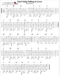 Can T Help Falling In Love Guitar Chords Elvis Presley Can T Help Falling In Love Fingerstyle Guitar Guitar Tabs Guitar Tabs Songs